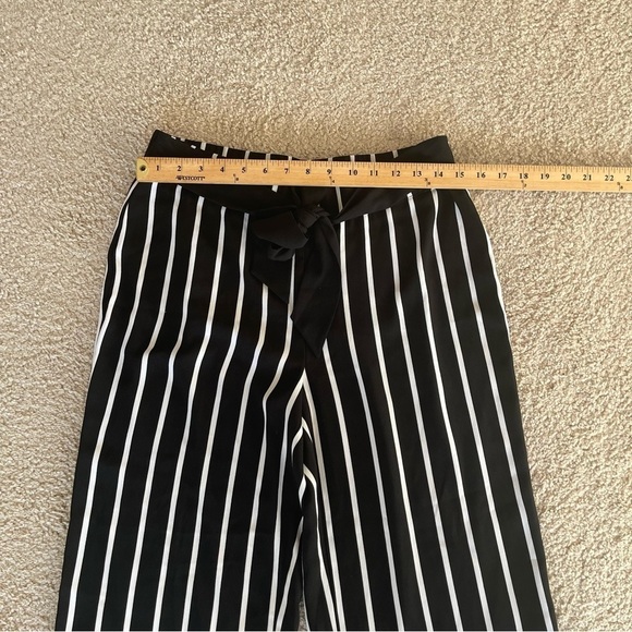 INC International Concepts. Size Small. Cropped Wide Leg Pants. Stripped - Picture 6 of 7